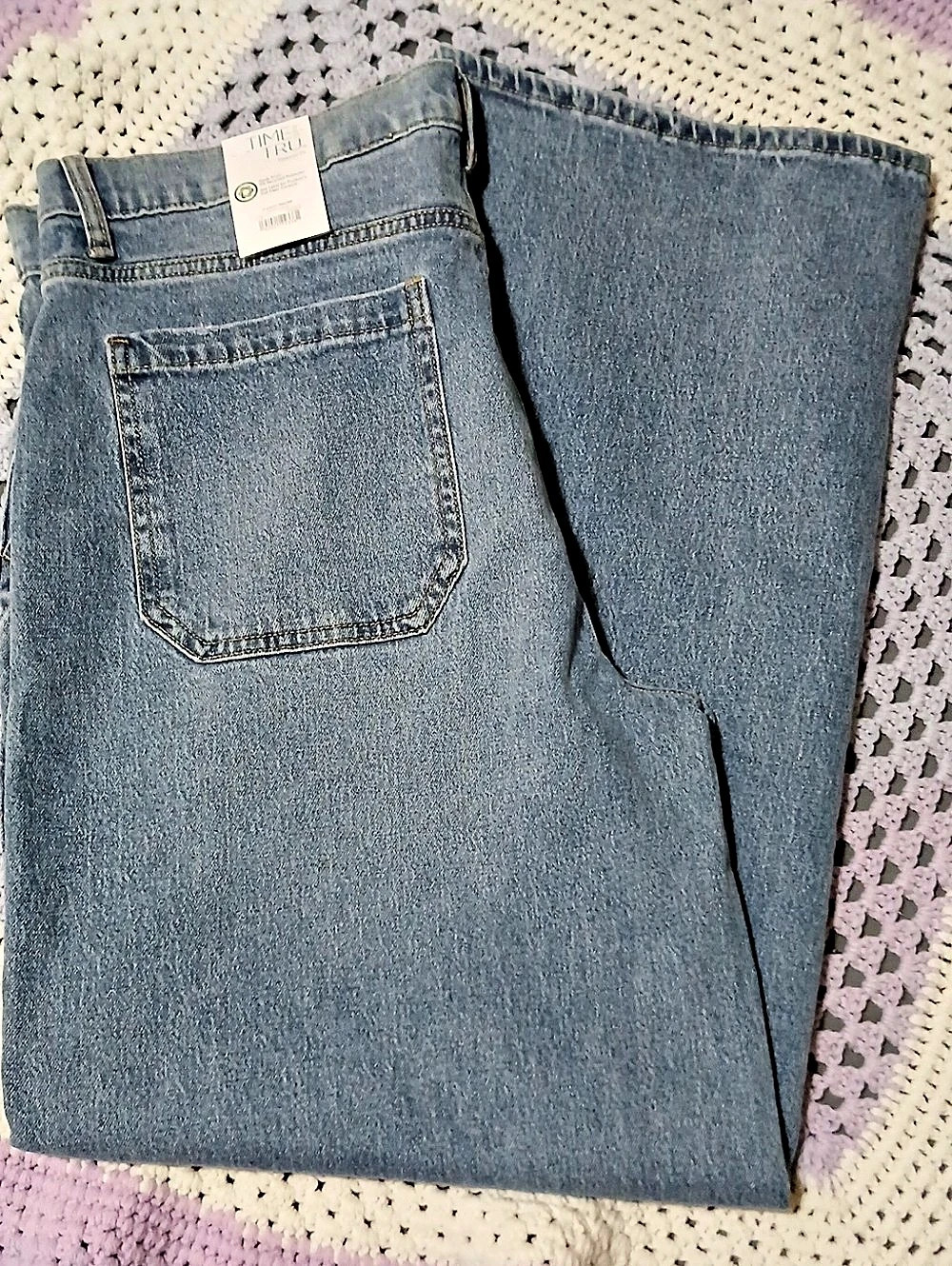 Time and Tru Women's 18 Wide Leg Utility Trousers